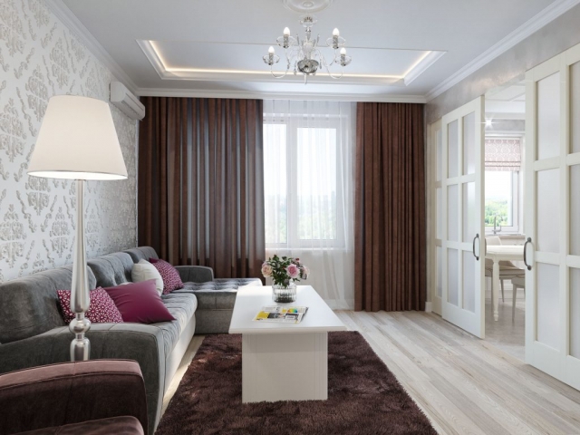 Дизайн квартиры площадью 80 м2