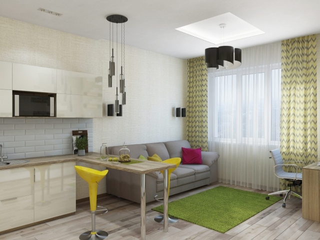 Дизайн квартиры студии