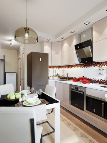 Дизайн 3-х комнатной  квартиры