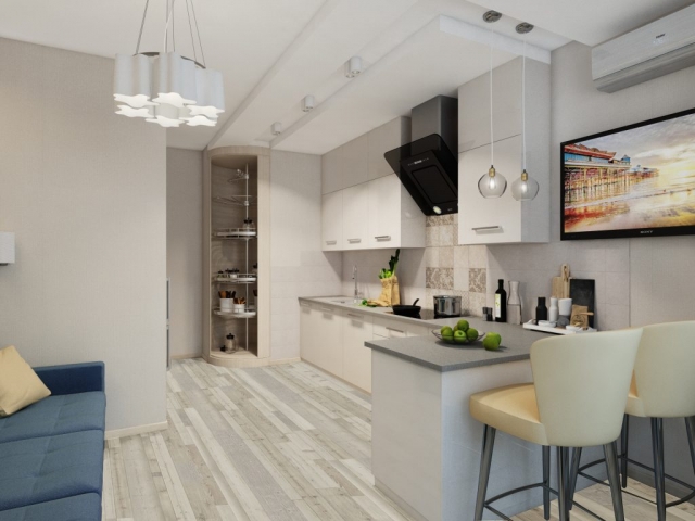 Дизайн квартиры площадью 82 м2