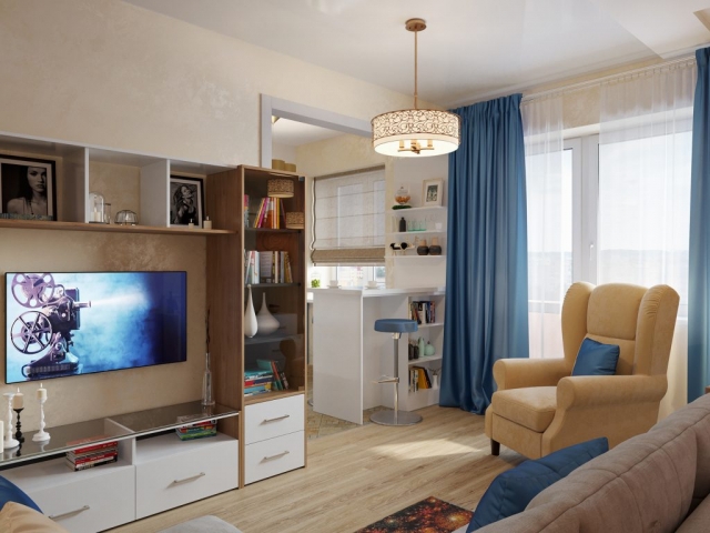 Дизайн 2- х комнатной квартиры