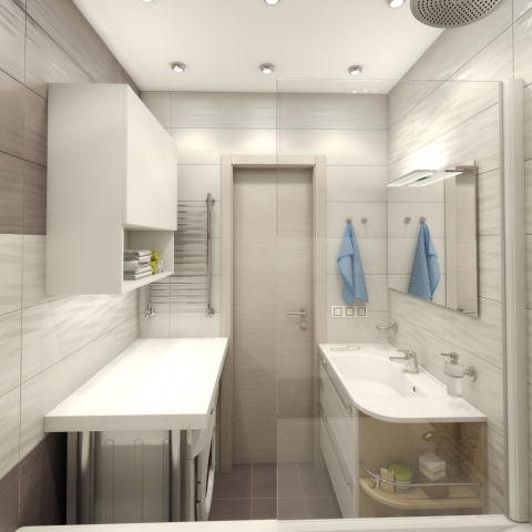 Дизайн однокомнатной квартиры площадью 43 м2