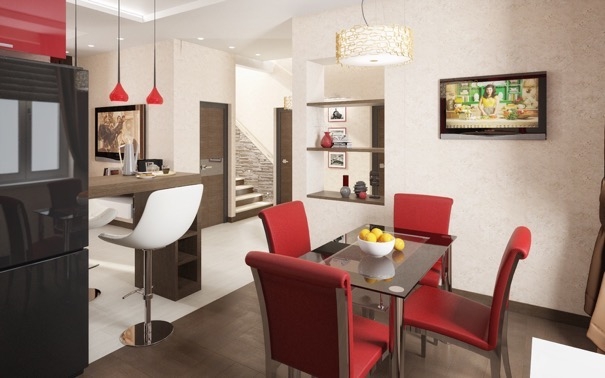 Дизайн двухэтажного коттеджа