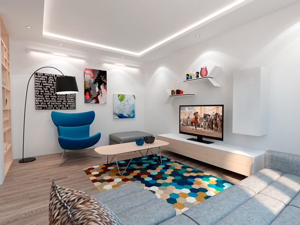 Дизайн квартиры в датском городском стиле