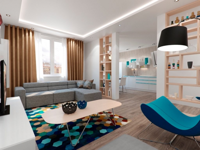 Дизайн квартиры в датском городском стиле