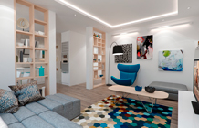 Дизайн квартиры в датском городском стиле