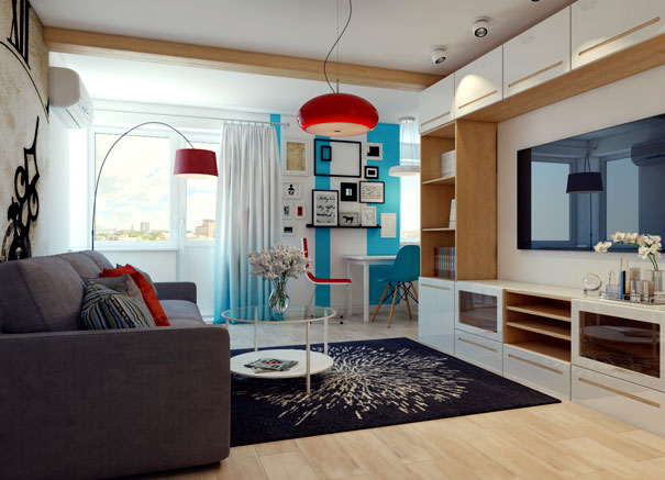 Дизайн 2-х комнатной квартиры