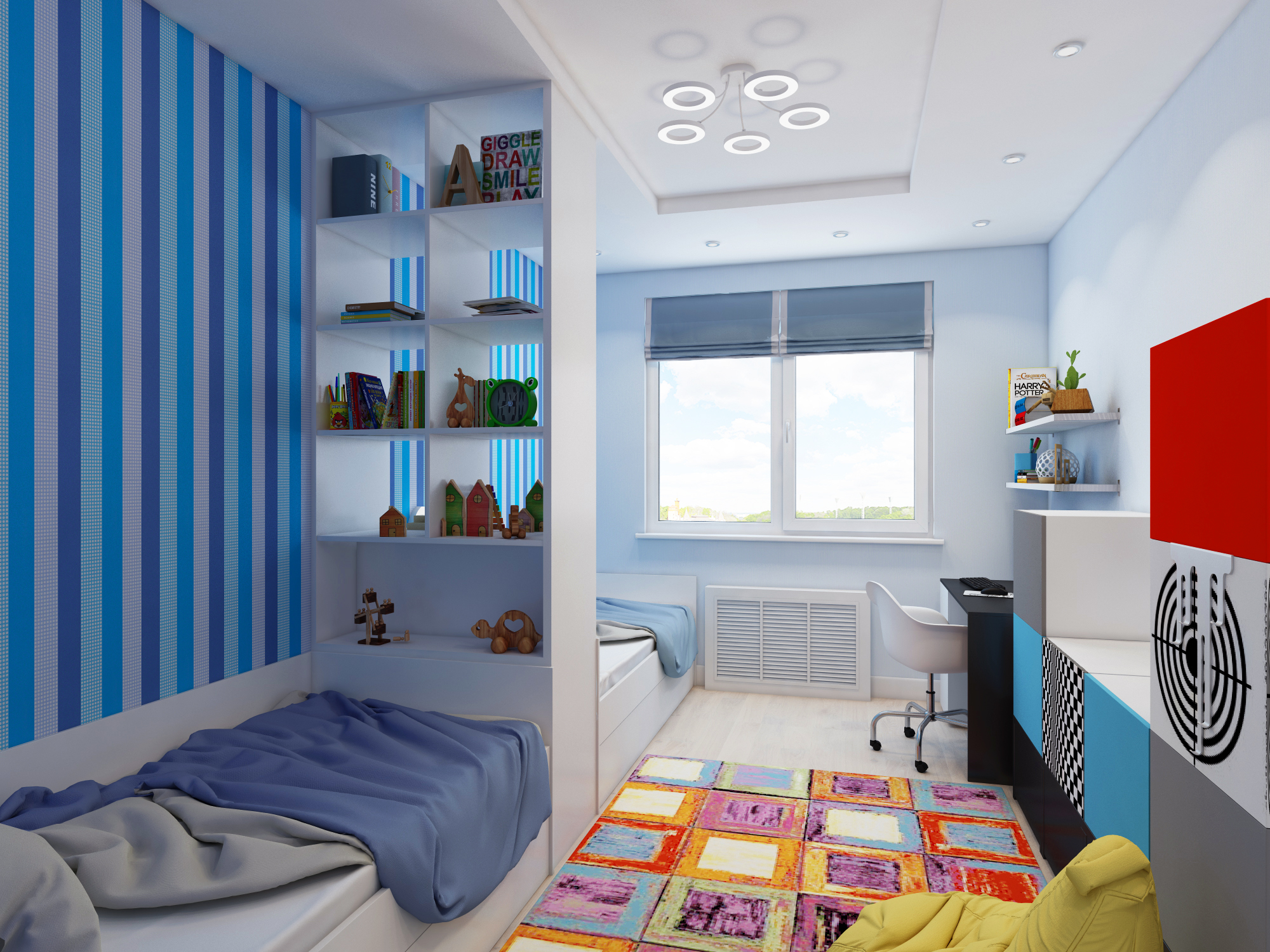 Дизайн квартиры площадью 82 м2