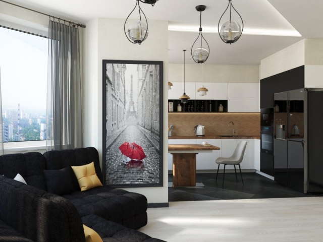 Дизайн квартиры площадью 72 м2